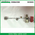 Chromed Brass Mini Ball Valve/Small Hose Valve (AV-MI-2008)